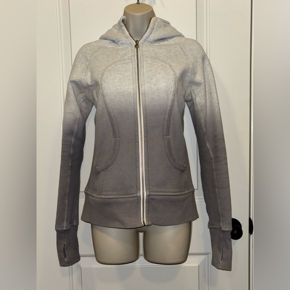 Lululemon Scuba Hoodie Gray Dip Dye - Picture 2 of 7